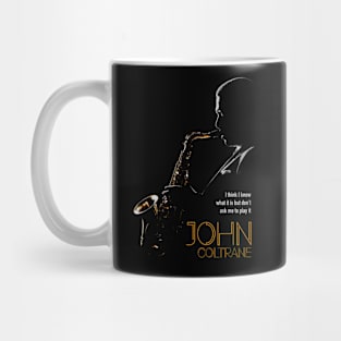 John Coltrane silhouette Mug